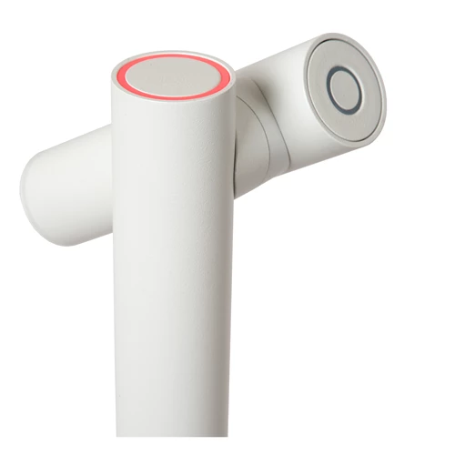 Lucide ANTRIM - Lampadaire / lampe de lecture Rechargeable Intérieur/Extérieur - Batterie/Piles - LED Dim. - 2x2,2W 2700K - IP54 - Avec station de charge sans fil - Blanc - détail 4